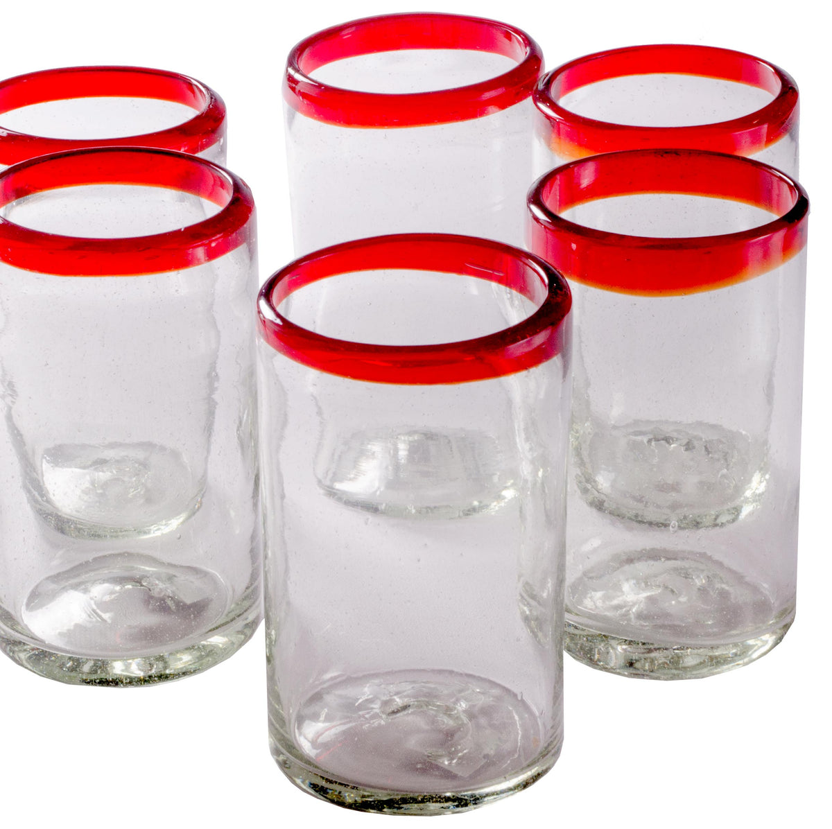 4 Ocean Vegas Casino Tom Collins Tumbler Glasses Set Gamble Red Black  Thailand