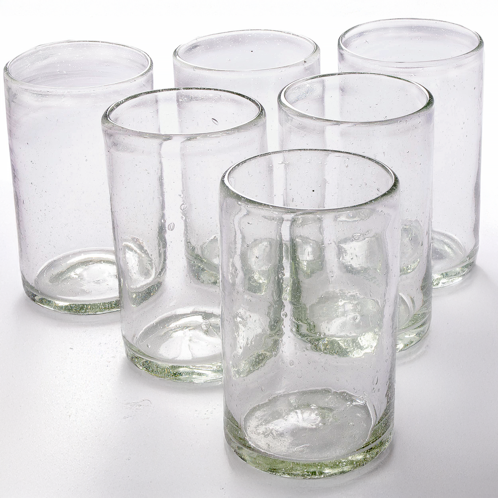 Natural Handcrafted Tumbler - 16 oz - Set of 6