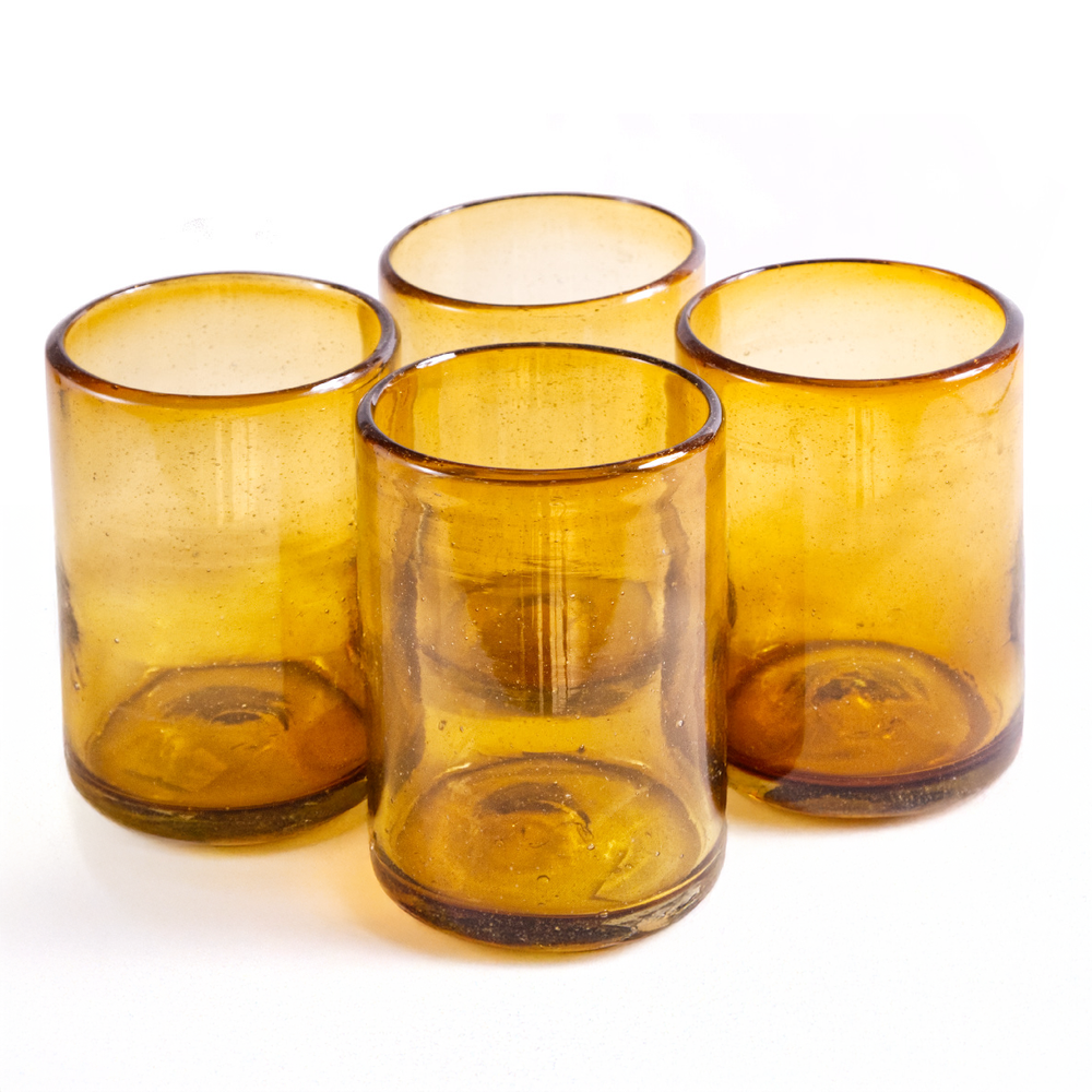 Honey Amber Short Tumbler - 14 oz