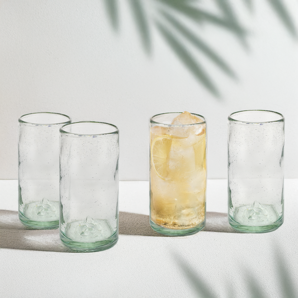 Natural Handcrafted Tall Tumbler - 22 oz - Set of 6