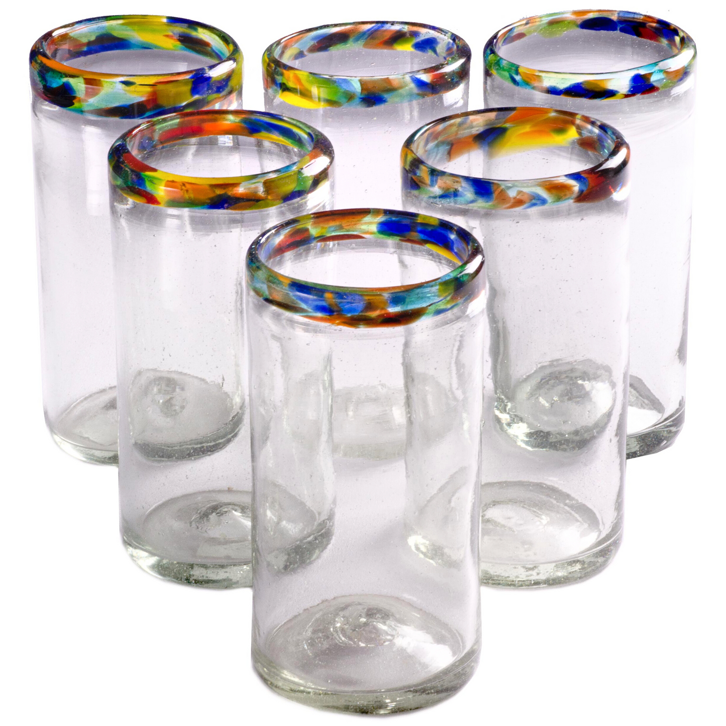 Circle Glass Tumbler 6 oz (Set of 6)
